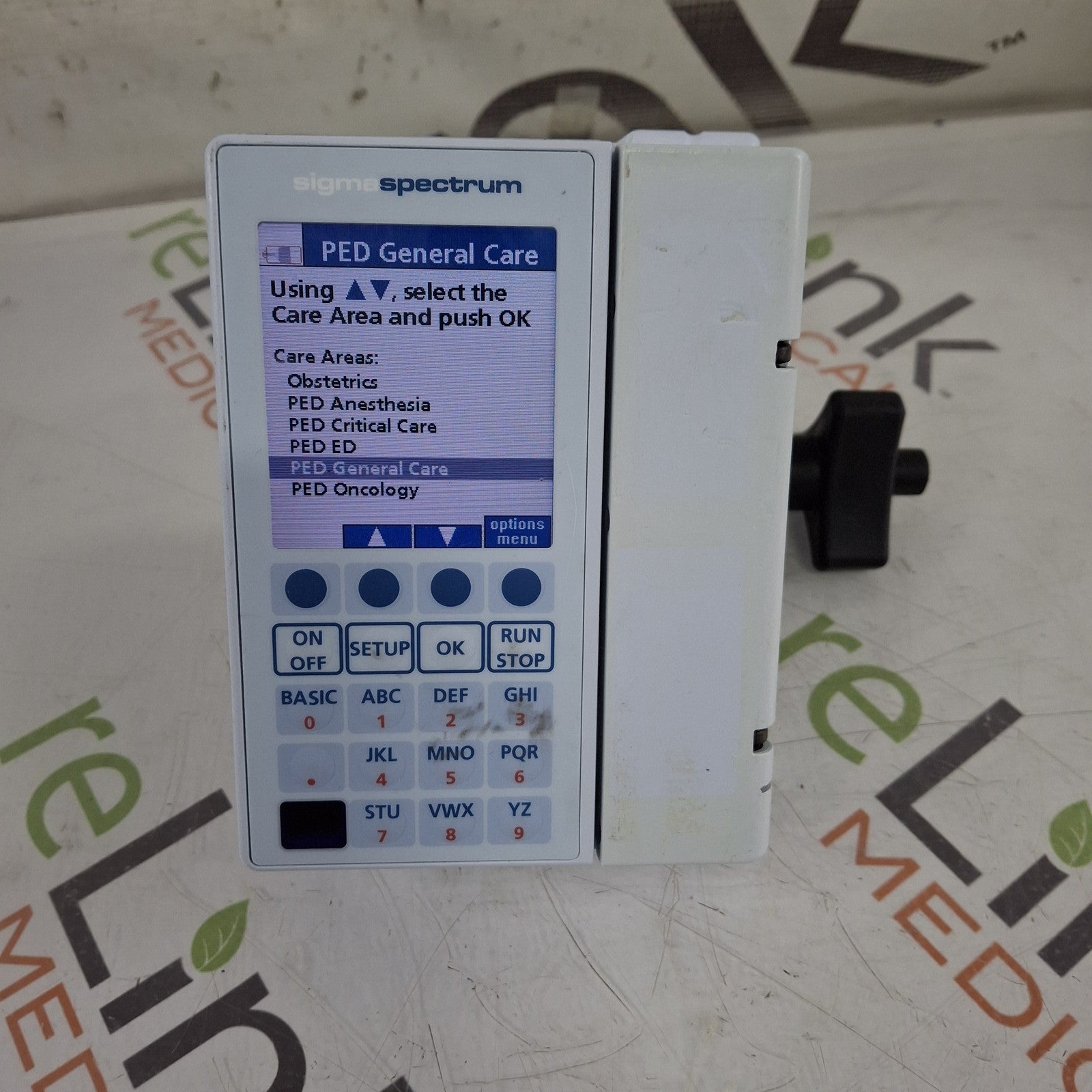 Baxter Sigma Spectrum 8.01.00 w/o Battery Infusion Pump