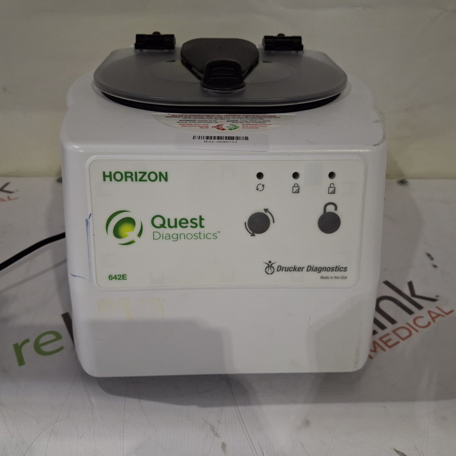 Drucker Diagnostics 642E Centrifuge
