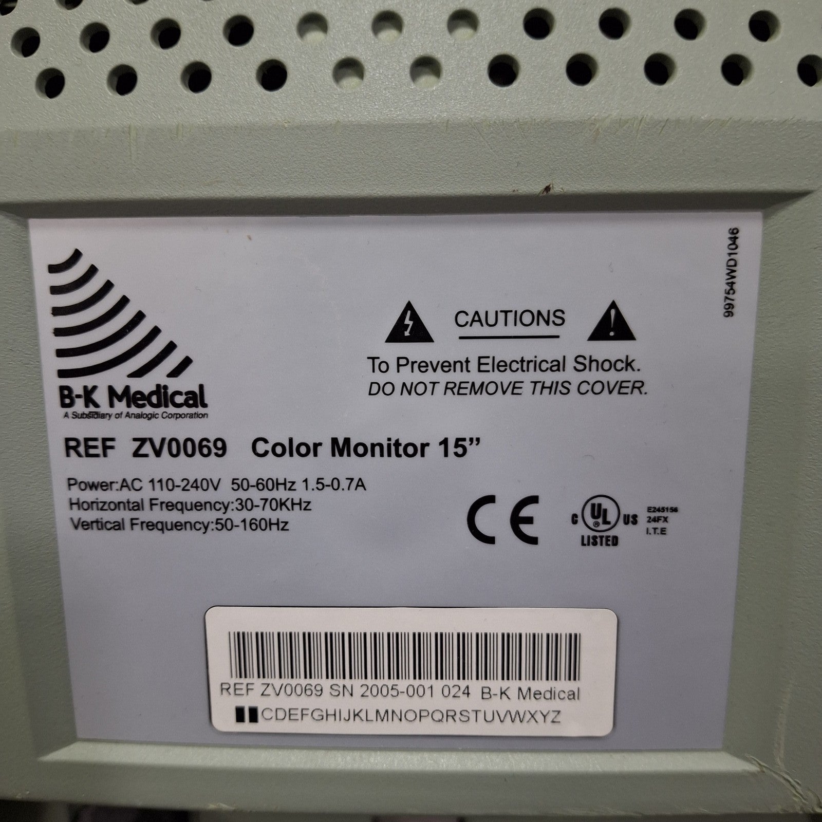 B-K Medical 2101 Falcon Ultrasound
