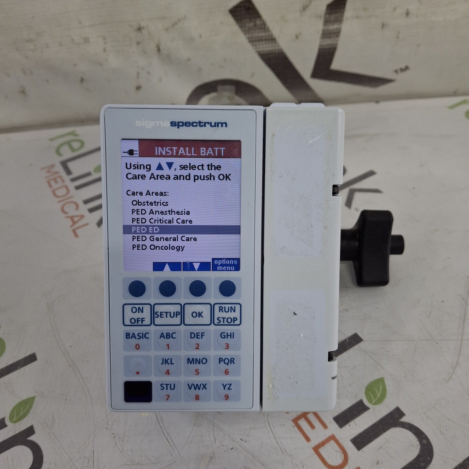 Baxter Sigma Spectrum 8.01.00 w/o Battery Infusion Pump