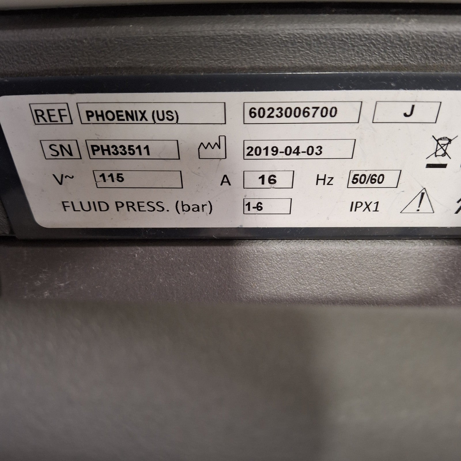 Gambro Phoenix Dialysis Machine