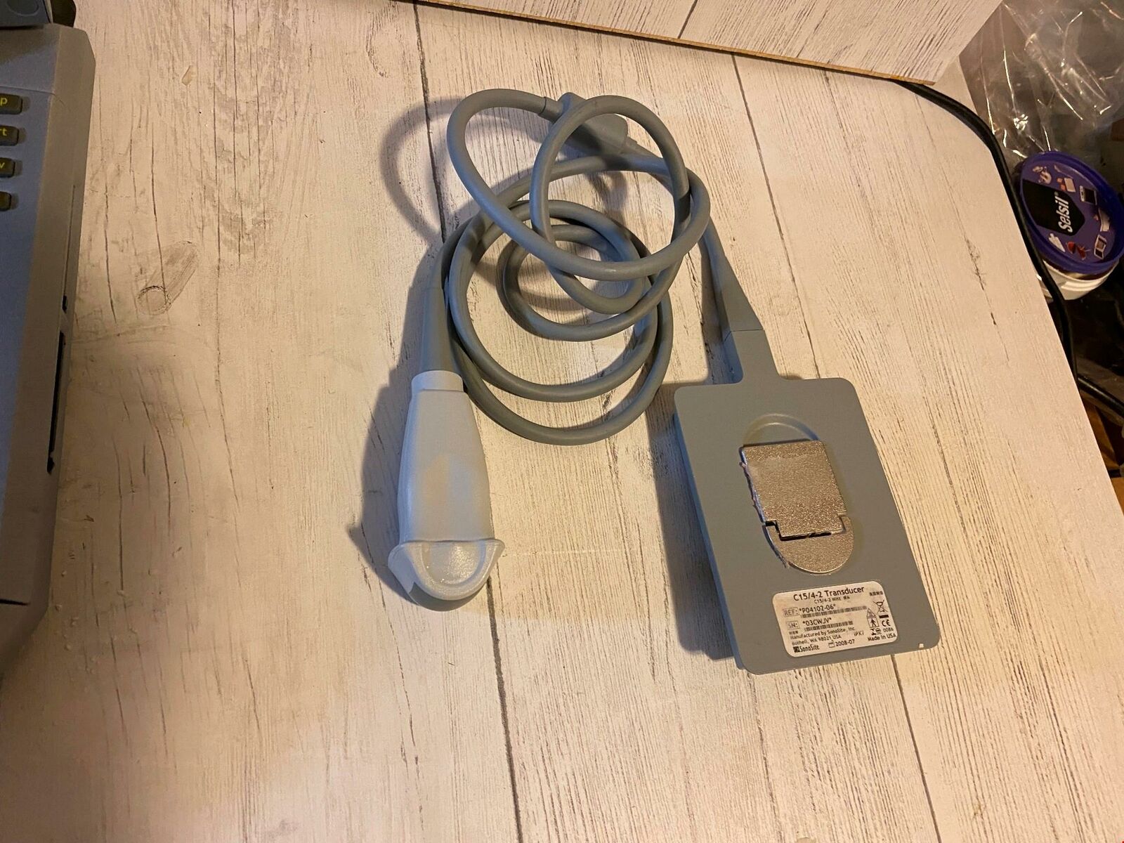 Convex probe C15/4-2 MHz for Sonosite Titan Portable Ultrasound 2008 DIAGNOSTIC ULTRASOUND MACHINES FOR SALE