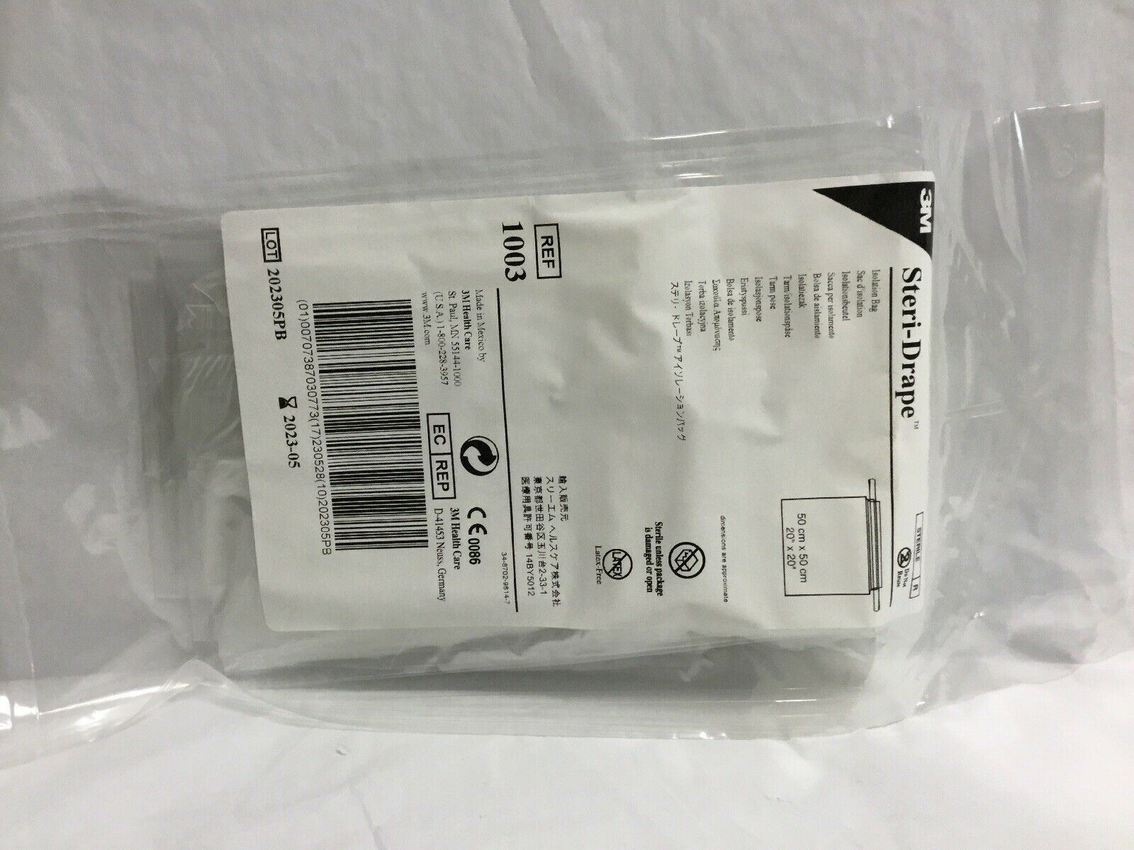 3M Steri-Drape Isolation Bag, 1003, (34KMD) DIAGNOSTIC ULTRASOUND MACHINES FOR SALE