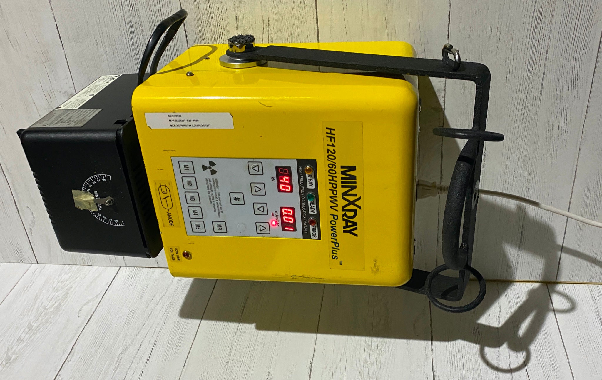 MinXray HF120/60HPPWV PowerPlus Portable X-Ray Machine 2005 - Non Working DIAGNOSTIC ULTRASOUND MACHINES FOR SALE