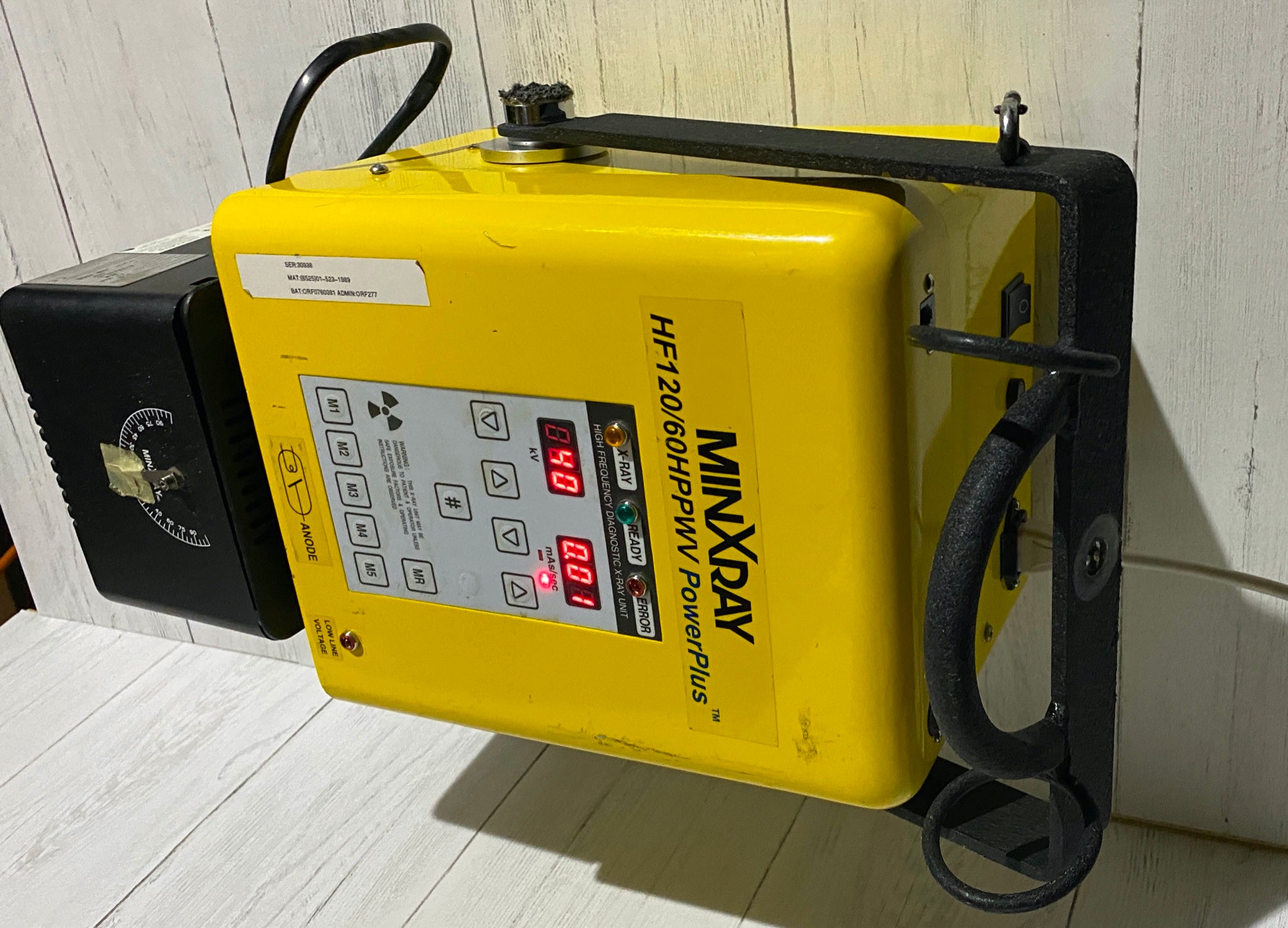 MinXray HF120/60HPPWV PowerPlus Portable X-Ray Machine manufactured 2008 DIAGNOSTIC ULTRASOUND MACHINES FOR SALE