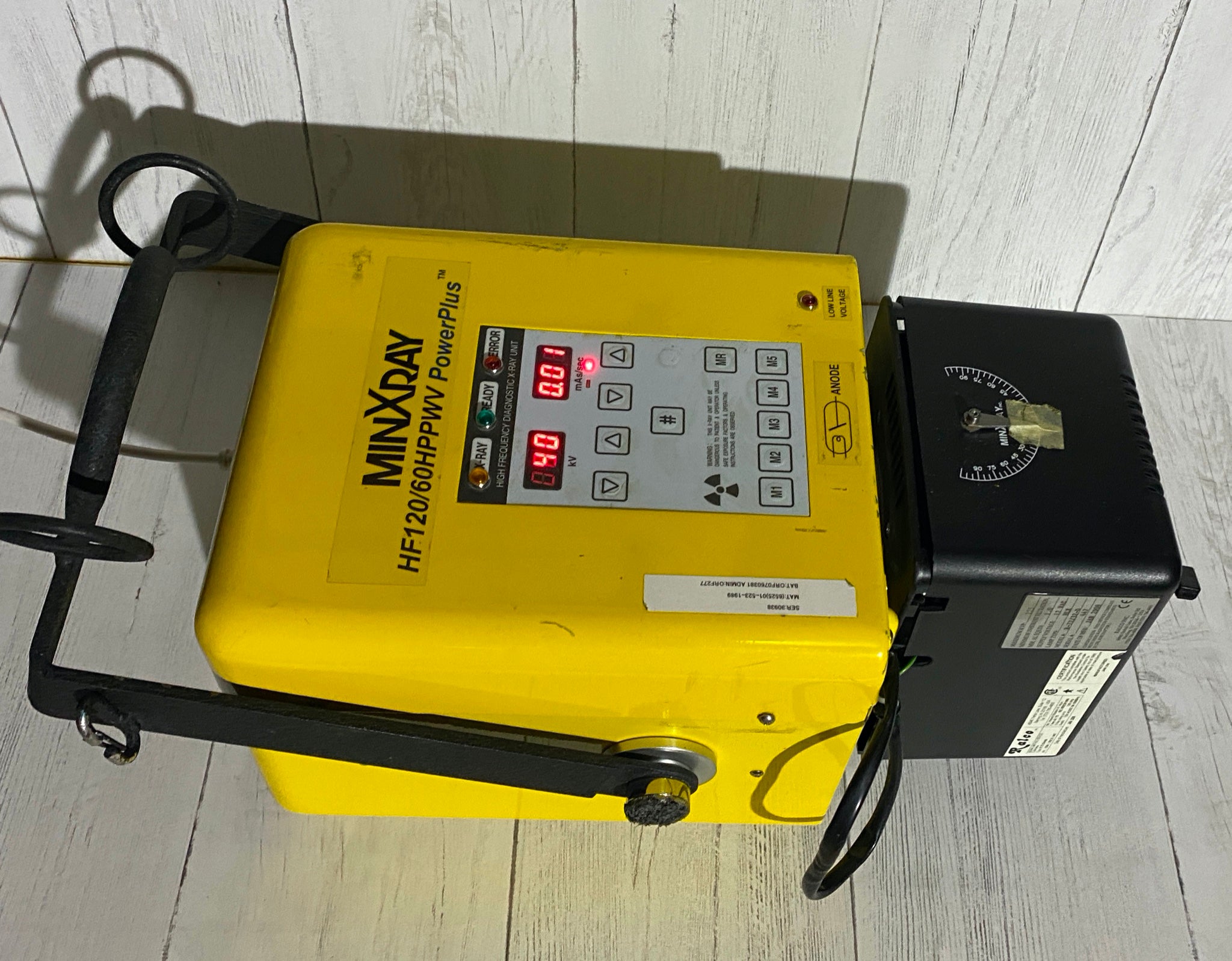 MinXray HF120/60HPPWV PowerPlus Portable X-Ray Machine 2005 - Non Working DIAGNOSTIC ULTRASOUND MACHINES FOR SALE