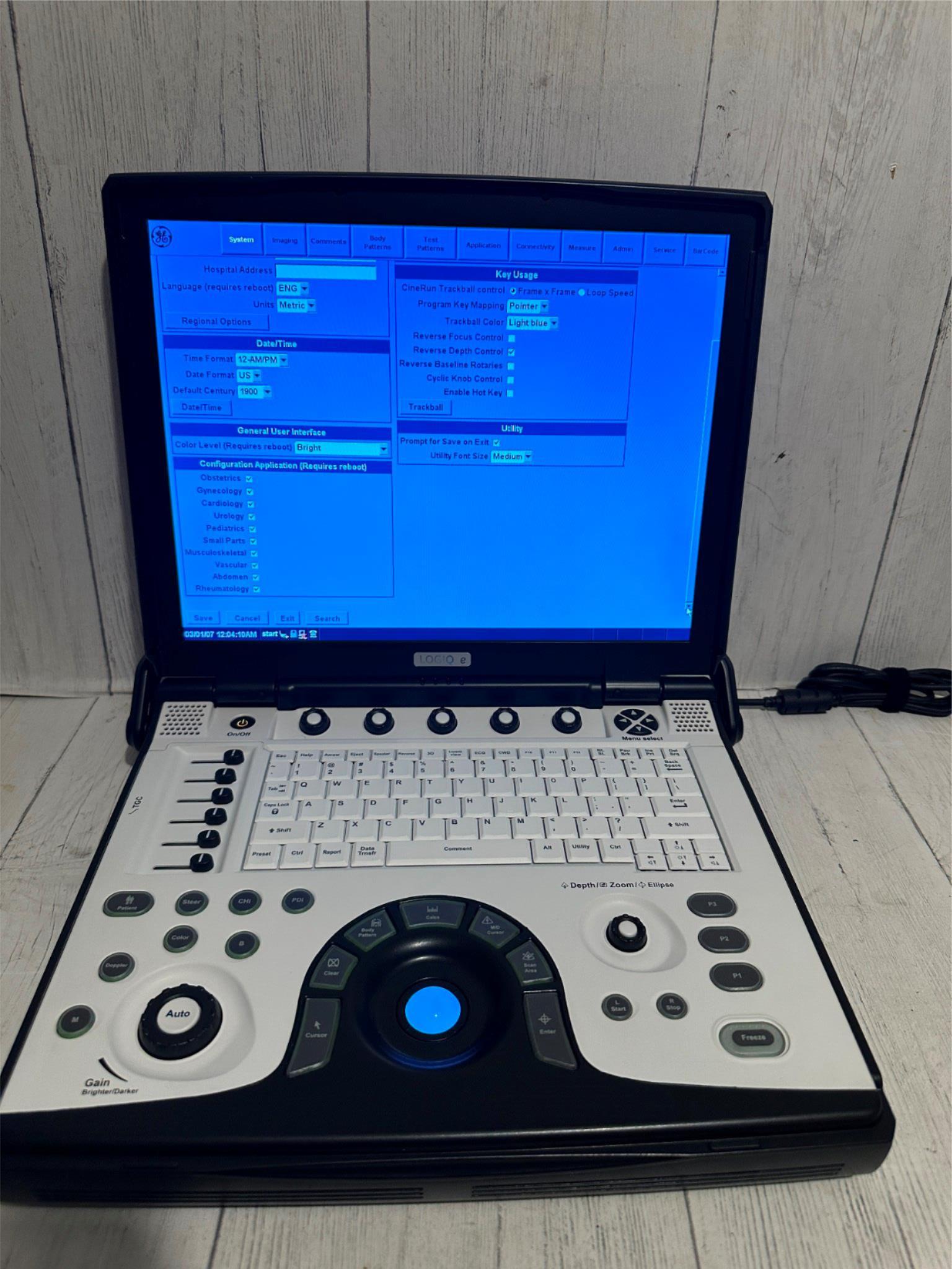 BT12 GE LOGIQ E Next Ge Ultrasound 2012, Vascular,OBGYN, MSK DIAGNOSTIC ULTRASOUND MACHINES FOR SALE