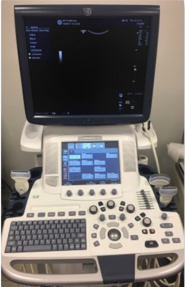 GE LOGIQ E9 R3 ULTRASOUND MACHINE. NO PROBE. WORKS FINE DIAGNOSTIC ULTRASOUND MACHINES FOR SALE