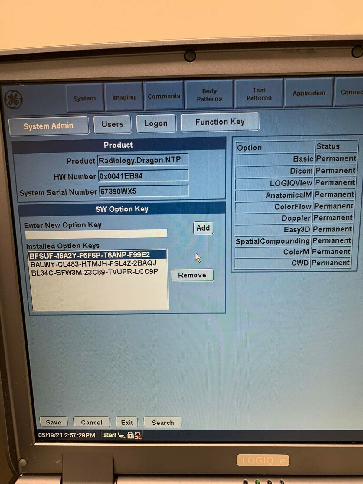 GE Logiq e Portable Ultrasound Machine System With 12L-RS DIAGNOSTIC ULTRASOUND MACHINES FOR SALE