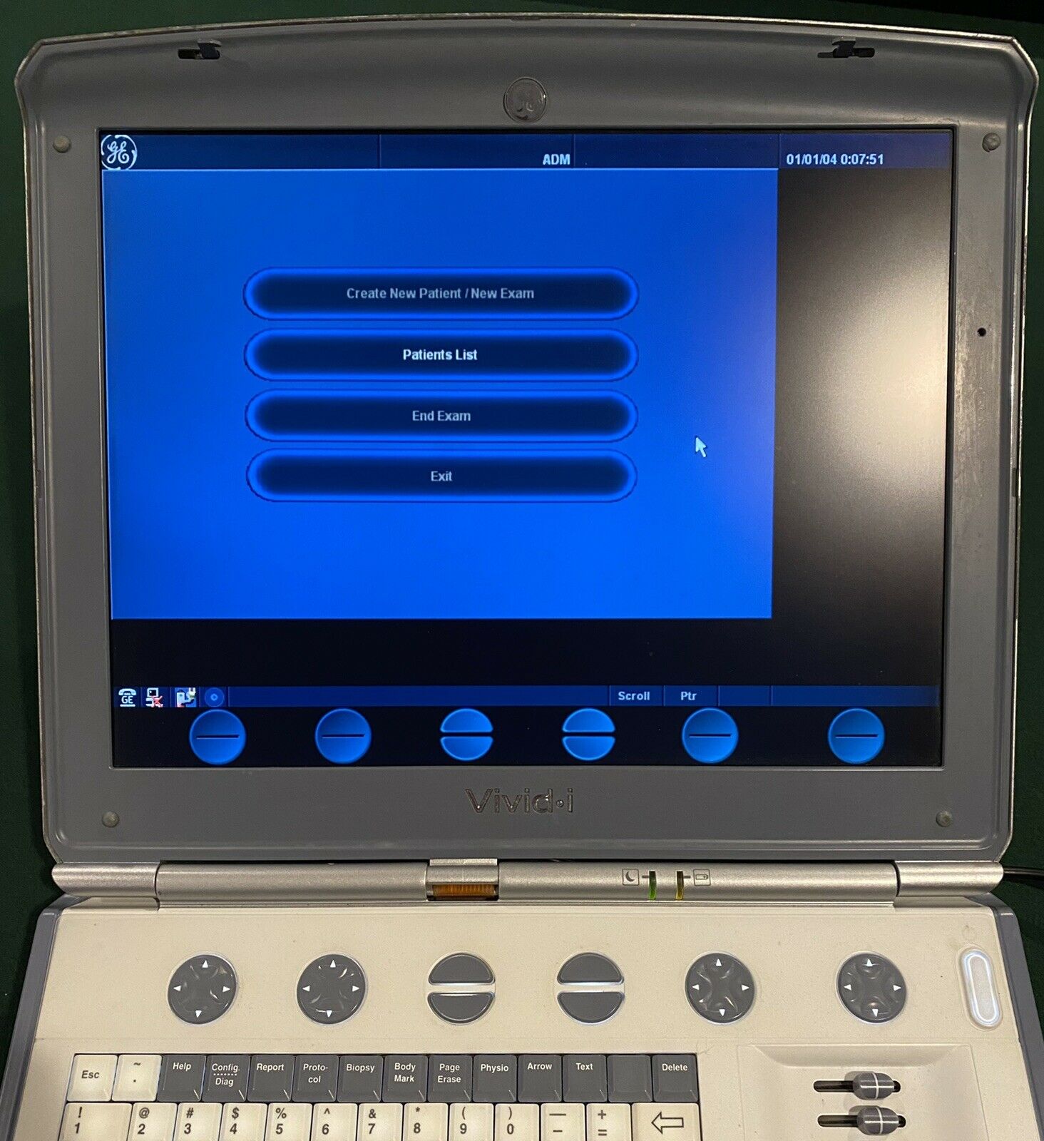 GE Vivid-i Ultrasound Machine (including carrying cases and two probes) DIAGNOSTIC ULTRASOUND MACHINES FOR SALE