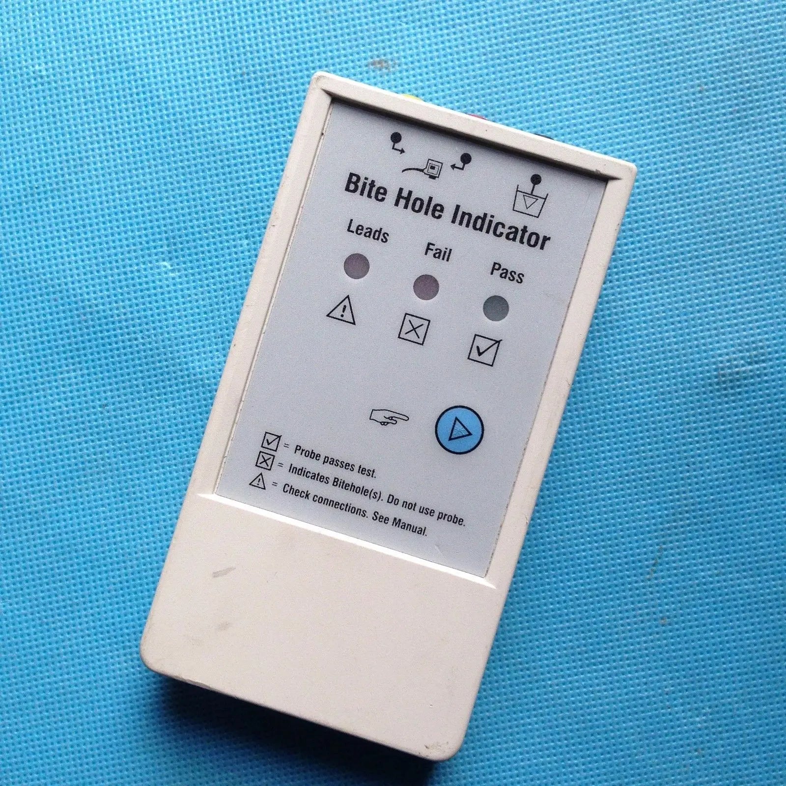 GE Medical Systems Ultrasound Tester Bite Hole Indicator KZ200800 AS-IS DIAGNOSTIC ULTRASOUND MACHINES FOR SALE