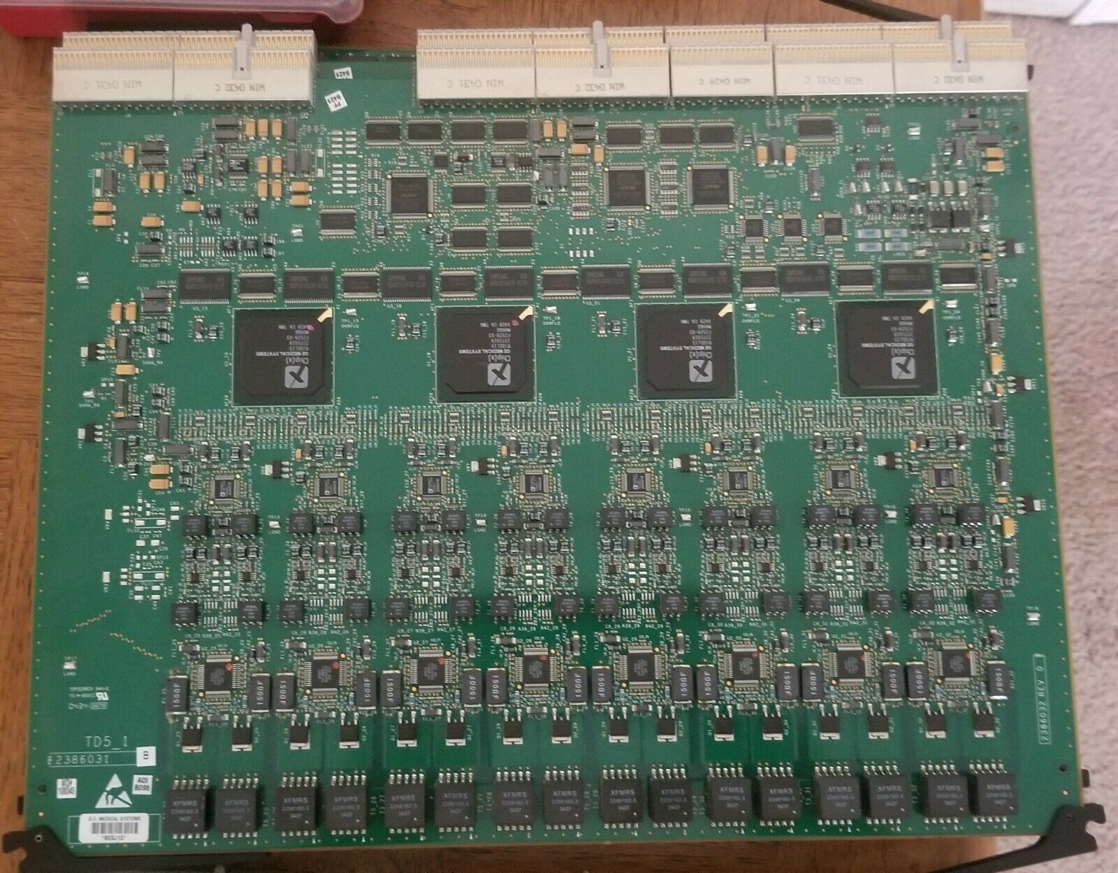 GE Logiq (9) Ultrasound TD5_1 Time Delay Board - 2386031 DIAGNOSTIC ULTRASOUND MACHINES FOR SALE