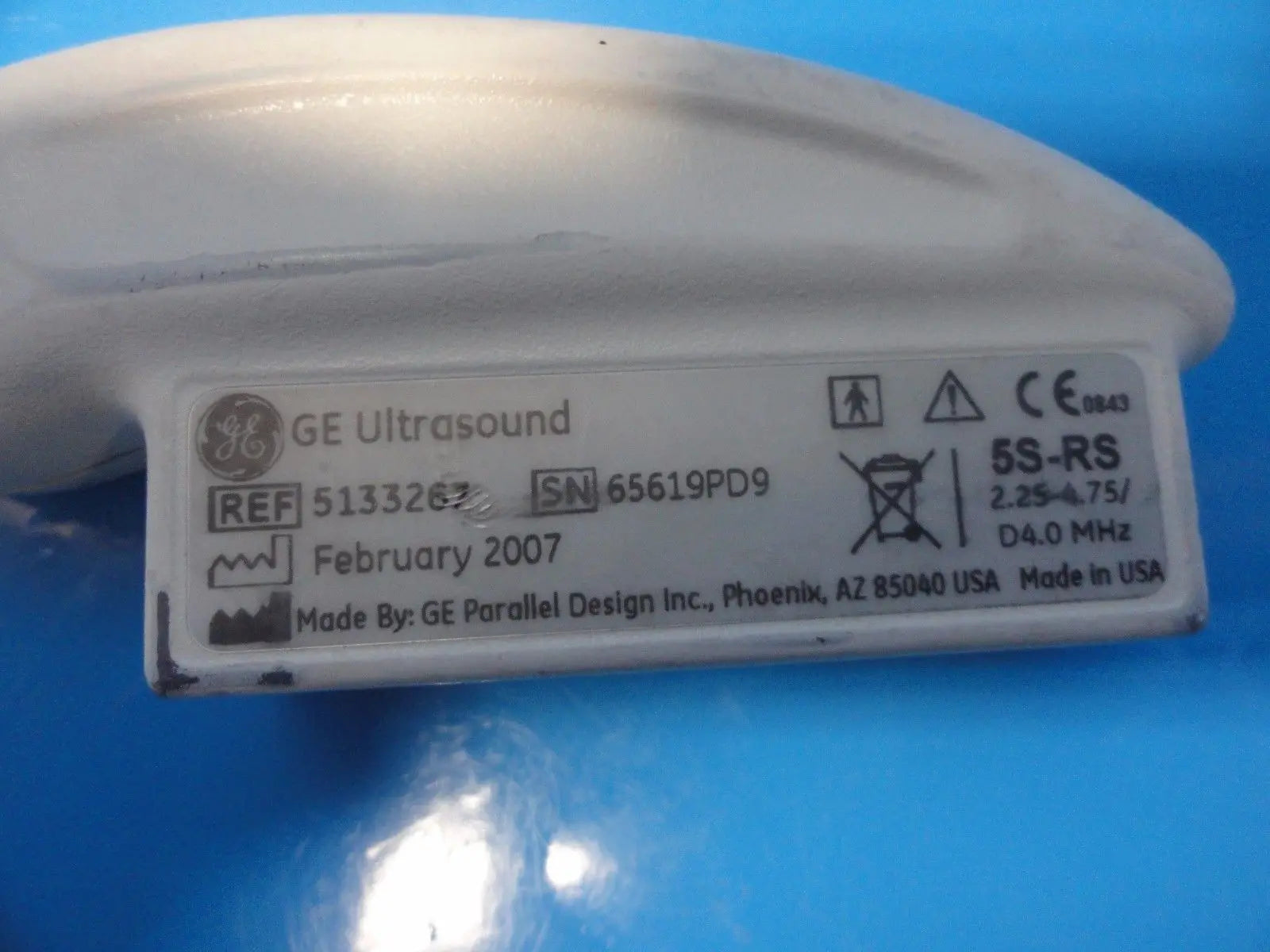 GE 5S-RS P/N 5133267 Sector Probe For most GE Vivid Ultrasound Systems~13749 DIAGNOSTIC ULTRASOUND MACHINES FOR SALE