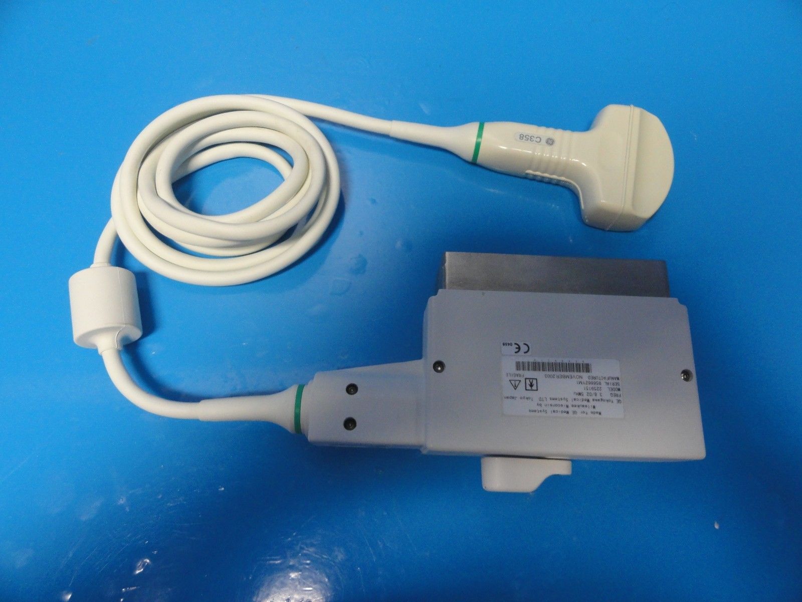 GE C358 Model # 2259151 Convex Probe for GE Logiq 400 & 500, Vivid 3 & 4 ~13876 DIAGNOSTIC ULTRASOUND MACHINES FOR SALE