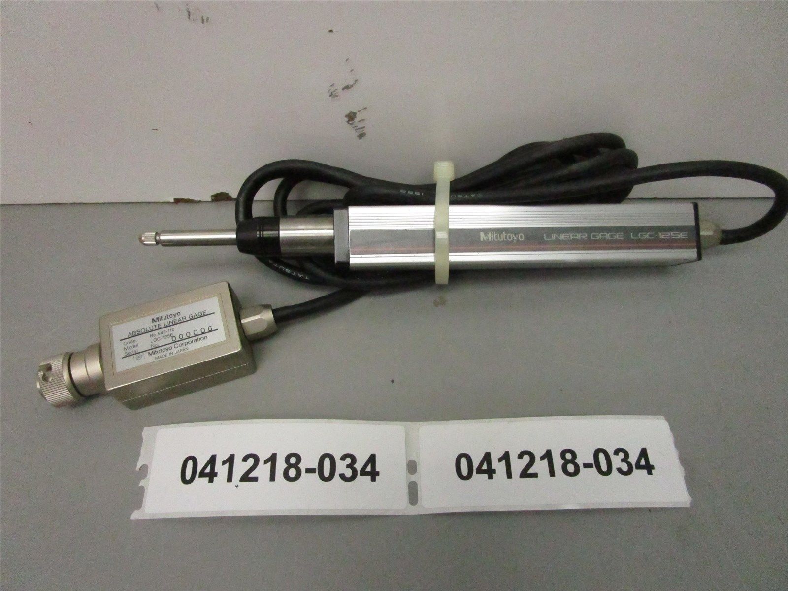 Mitutoyo No. 542-116 Absolute Linear Gage LGC-125E Good Used Surplus DIAGNOSTIC ULTRASOUND MACHINES FOR SALE