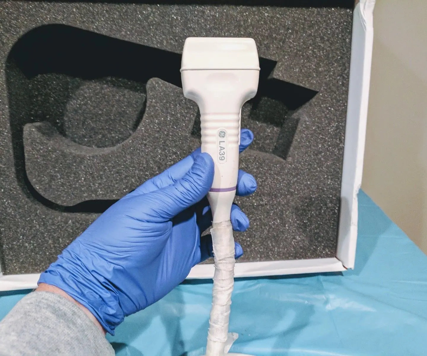 GE LA39 linear array ultrasound transducer probe for Logiq 400, 500, 700 series DIAGNOSTIC ULTRASOUND MACHINES FOR SALE