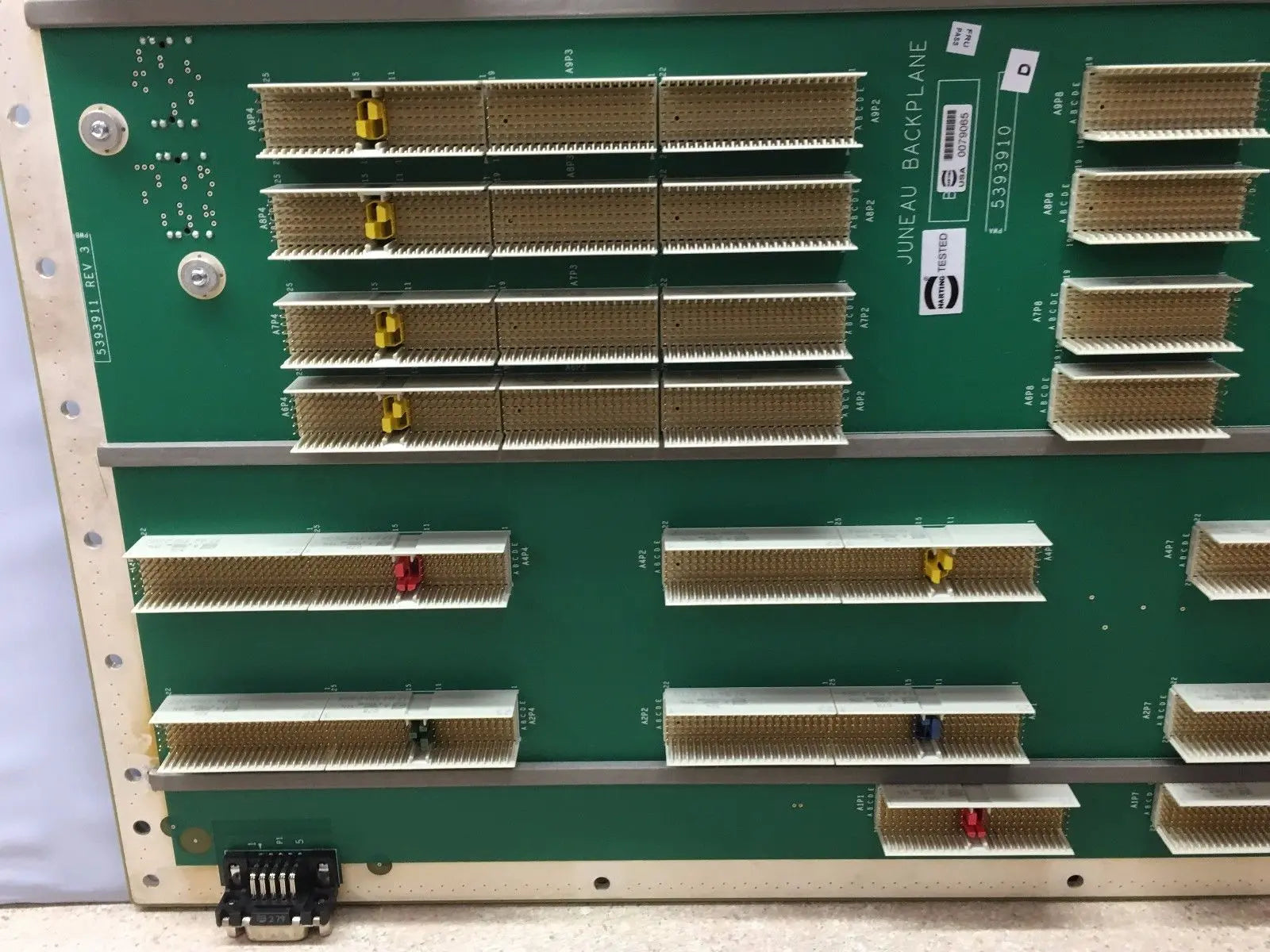 JUNEAU - MRX BACKPLANE CIRCUIT BOARD ASSEMBLY GE Ultrasound P/N 5393910 DIAGNOSTIC ULTRASOUND MACHINES FOR SALE