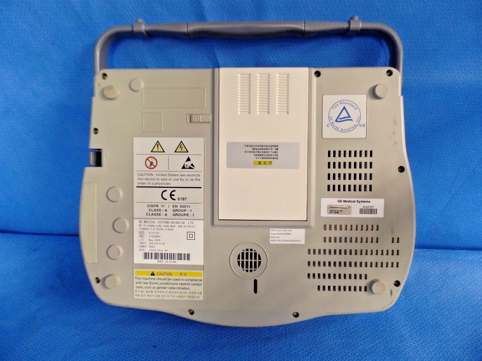 GE Logiq Book XP Ultrasound SV 2.0 with 8L-RS Probe DOM 2005 DIAGNOSTIC ULTRASOUND MACHINES FOR SALE