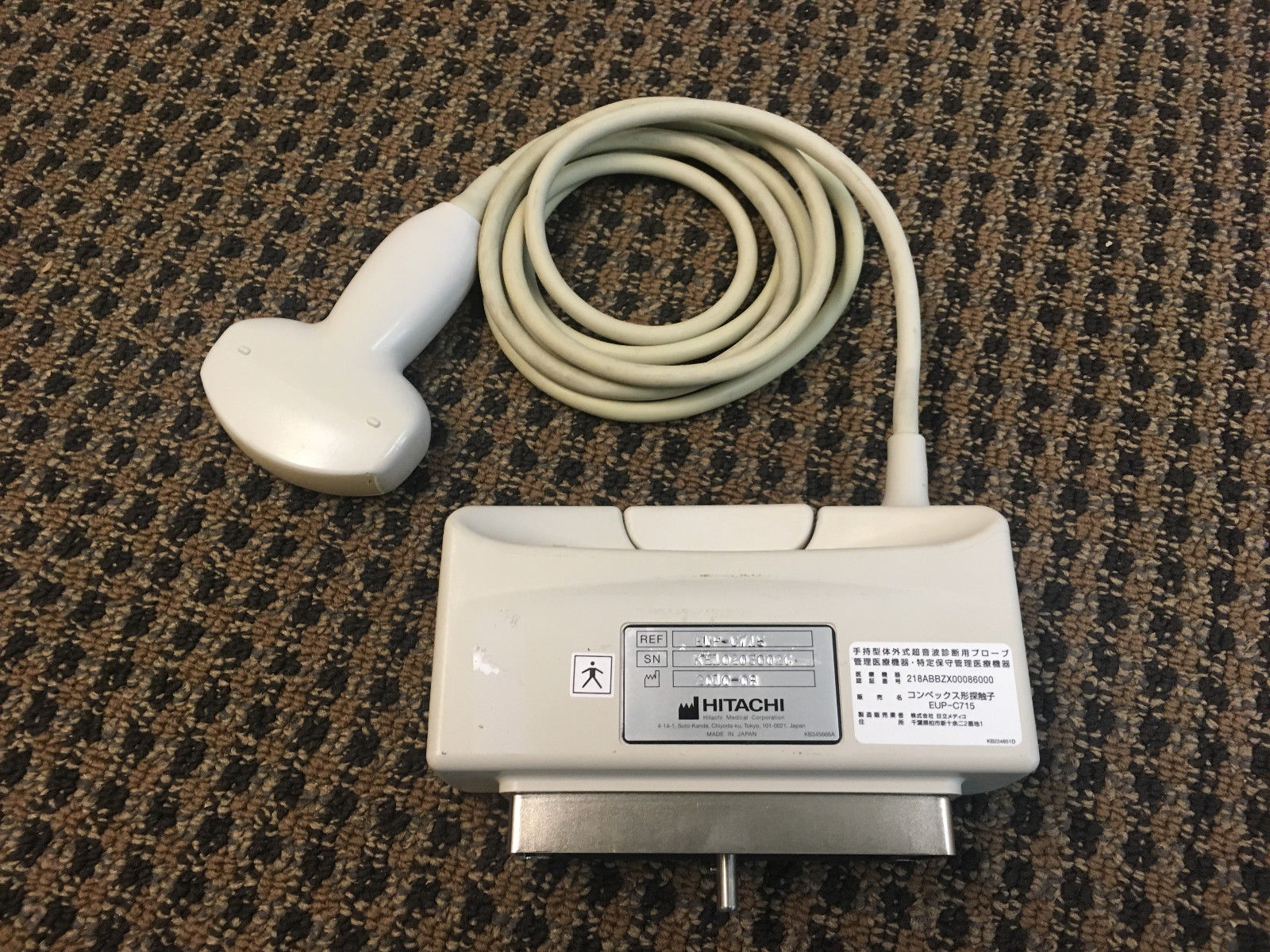 Hitachi EUP-C715 Ultrasound Transducer Probe DIAGNOSTIC ULTRASOUND MACHINES FOR SALE