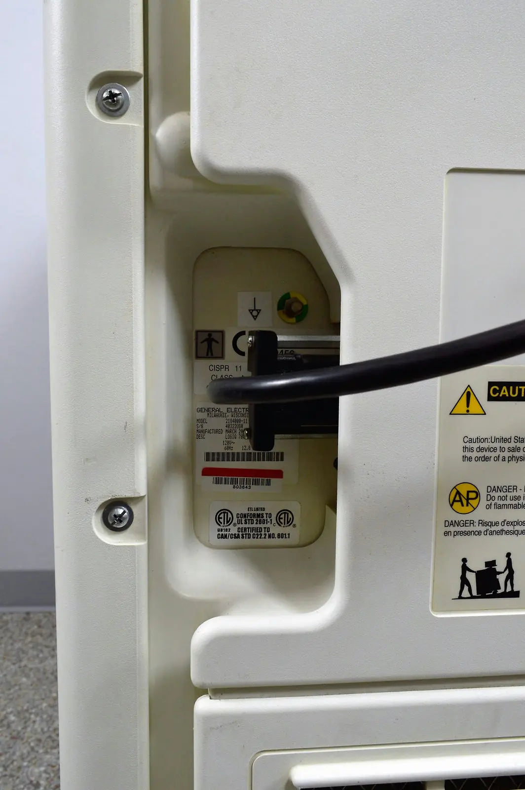 GE Logiq 700 Expert Series Ultrasound System w/ Two Transducers Probes 546L LA39 DIAGNOSTIC ULTRASOUND MACHINES FOR SALE