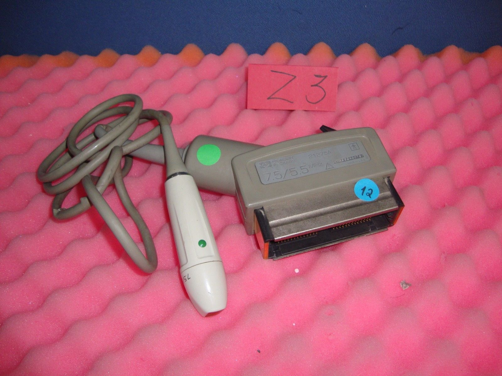 overhead shot of probe