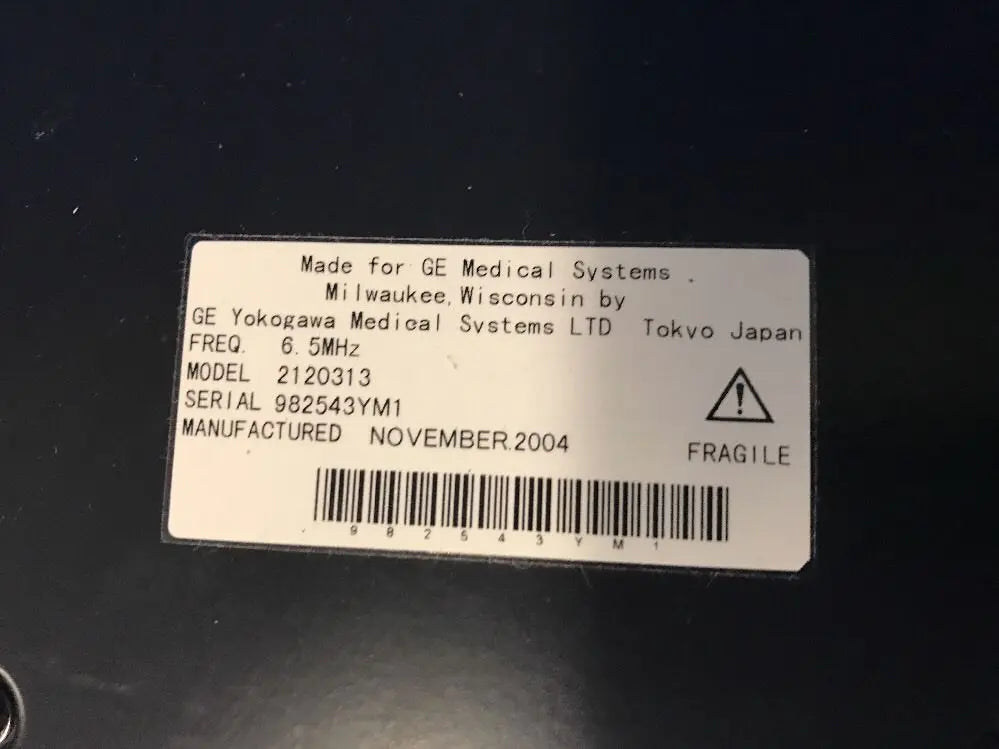 GE MZ 6.5 MHz Endocavity Probe Ultrasound Transducer GE Logiq 200/200 pro DIAGNOSTIC ULTRASOUND MACHINES FOR SALE