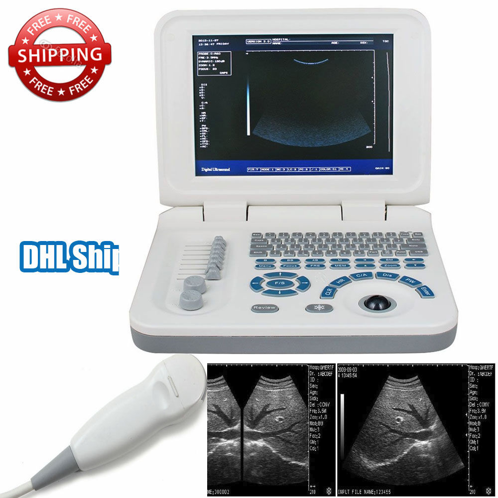 LCD Digital Ultrasound Scanner Micro-convex Array probe Carry Bag Free 3D 190891812797 DIAGNOSTIC ULTRASOUND MACHINES FOR SALE