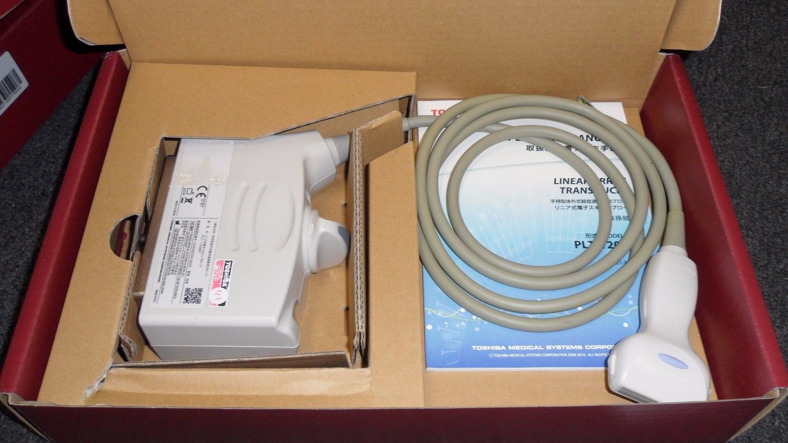 Toshiba PLT-1204BT Linear ARRAY Transducer Probe 18L7 DIAGNOSTIC ULTRASOUND MACHINES FOR SALE