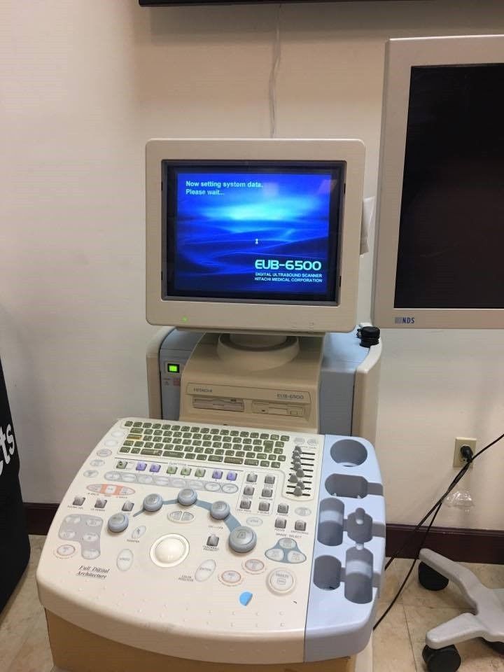 HItachi EUB-6500 Ultrasound Console DIAGNOSTIC ULTRASOUND MACHINES FOR SALE