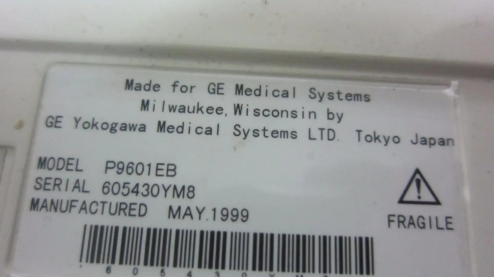 GE P9601EB Ultrasound Transducer 2274904 for Logiq 200 / 200PRO, RT3200 DIAGNOSTIC ULTRASOUND MACHINES FOR SALE
