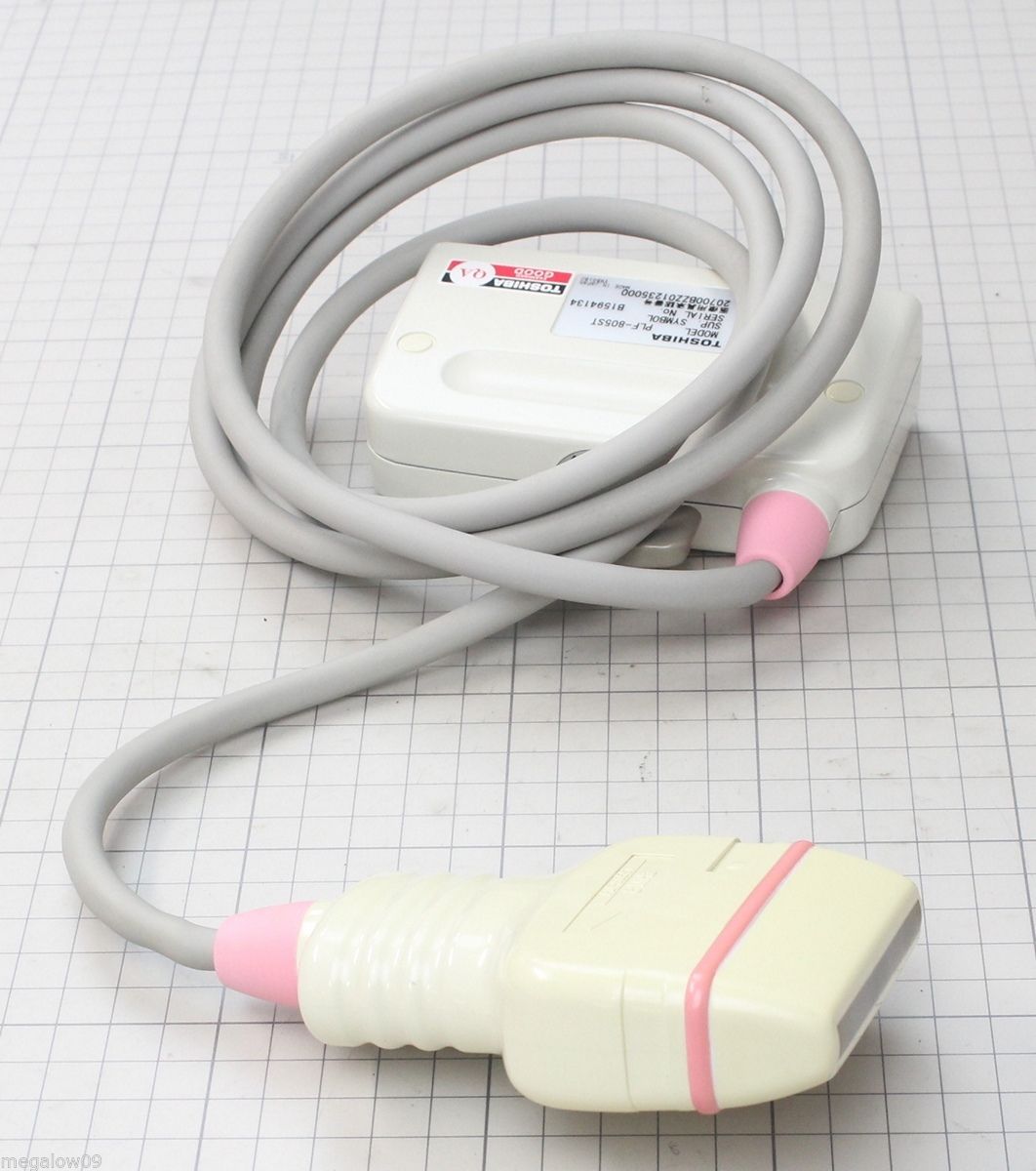 Toshiba PLF-805ST Linear 54mm Ultrasound Transducer Probe 8.0 MHz DIAGNOSTIC ULTRASOUND MACHINES FOR SALE