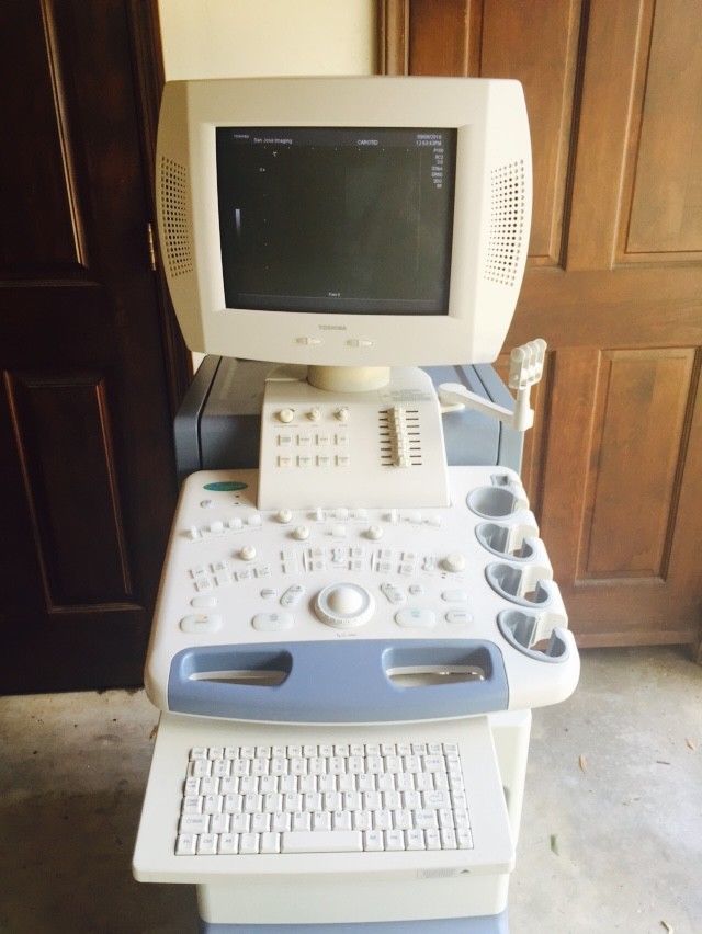 Toshiba Nemio 20 Ultrasound +4 Probes PLM703AT PLM-1204AT PVM-651VT PVM-375AT DIAGNOSTIC ULTRASOUND MACHINES FOR SALE