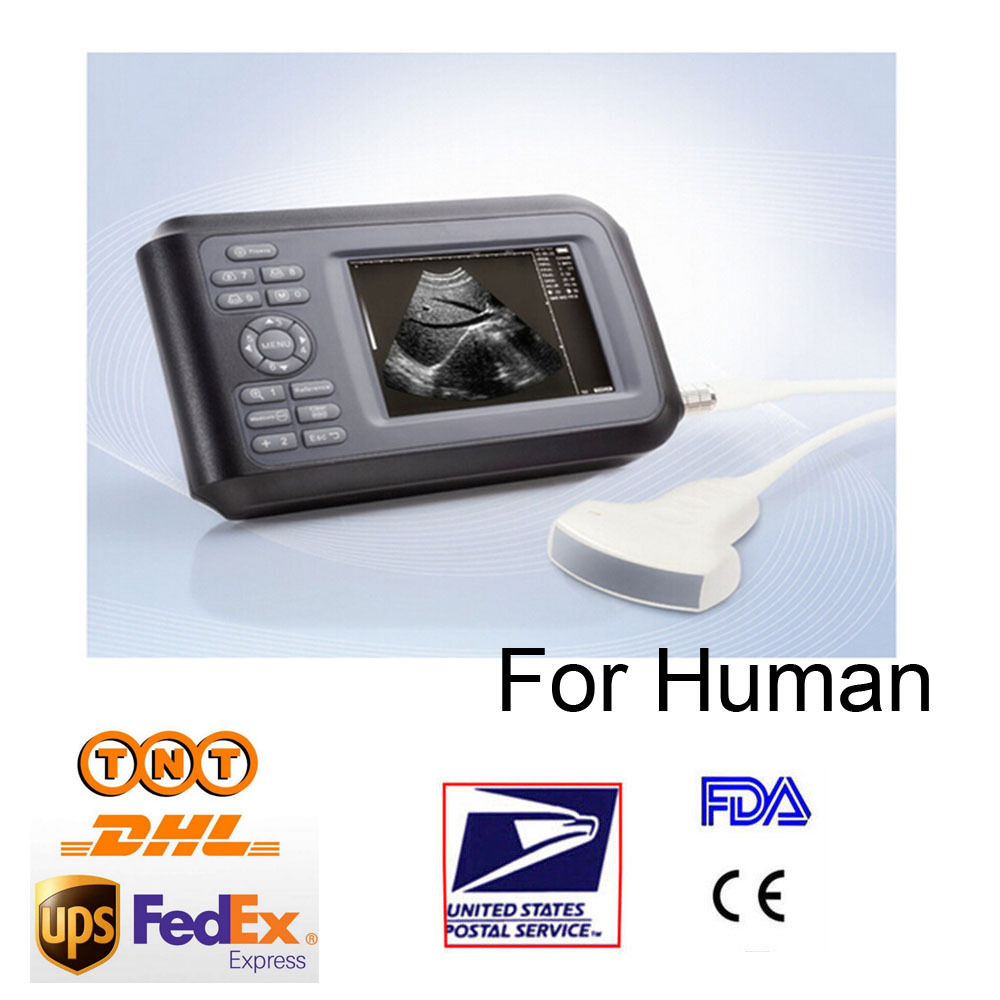 5.5Inch TFT Handheld Ultrasound Scanner/Machine +Convex Probe + Case Human Use DIAGNOSTIC ULTRASOUND MACHINES FOR SALE