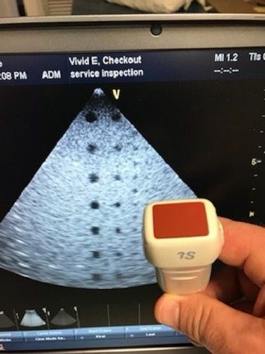GE Vivid E Cardiac/Vascular/General Portable Ultrasound with 4 probes DIAGNOSTIC ULTRASOUND MACHINES FOR SALE