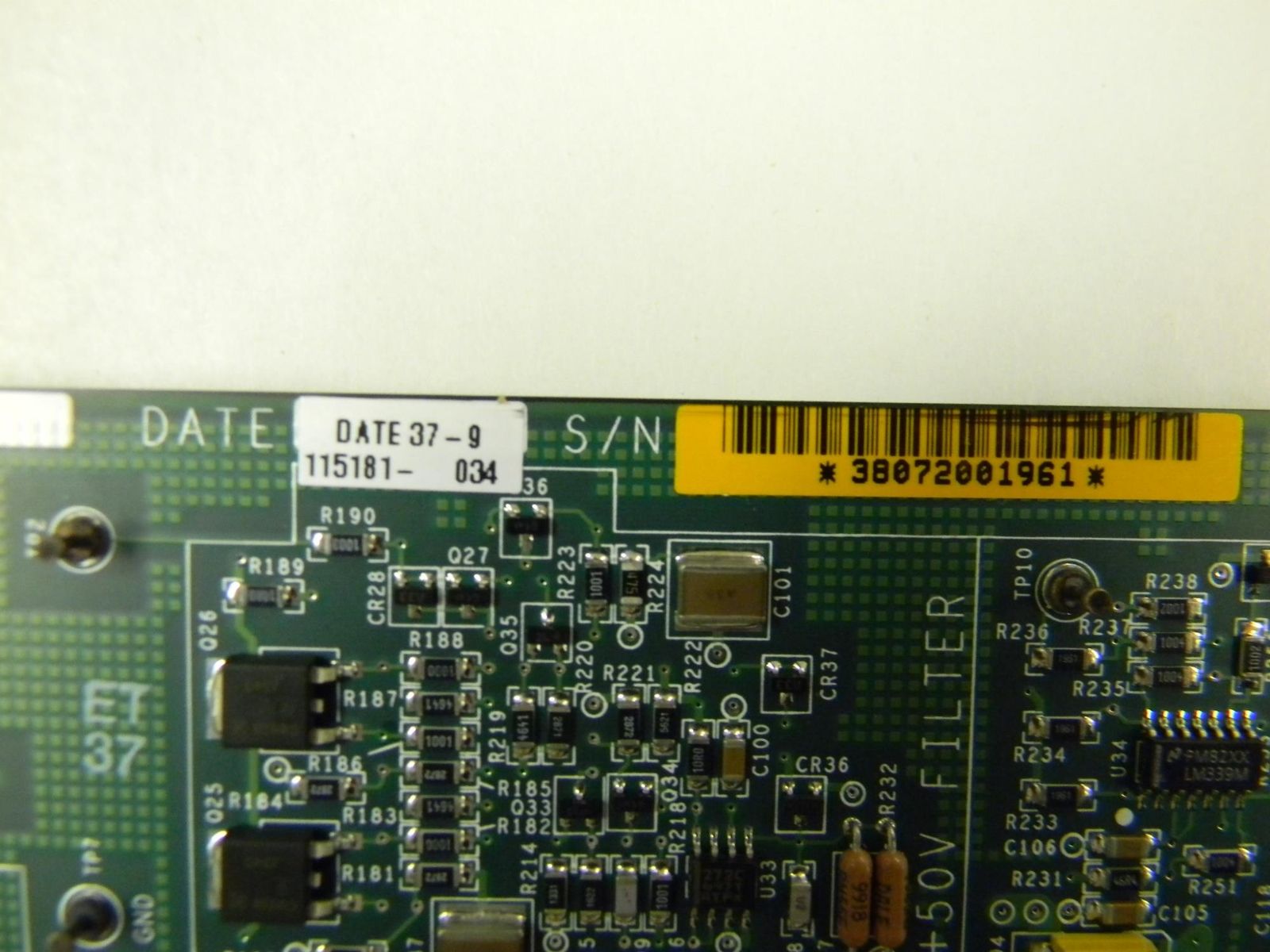 Acuson Sequoia C256 Ultrasound ASSY 38072 ZIP BOARD DIAGNOSTIC ULTRASOUND MACHINES FOR SALE