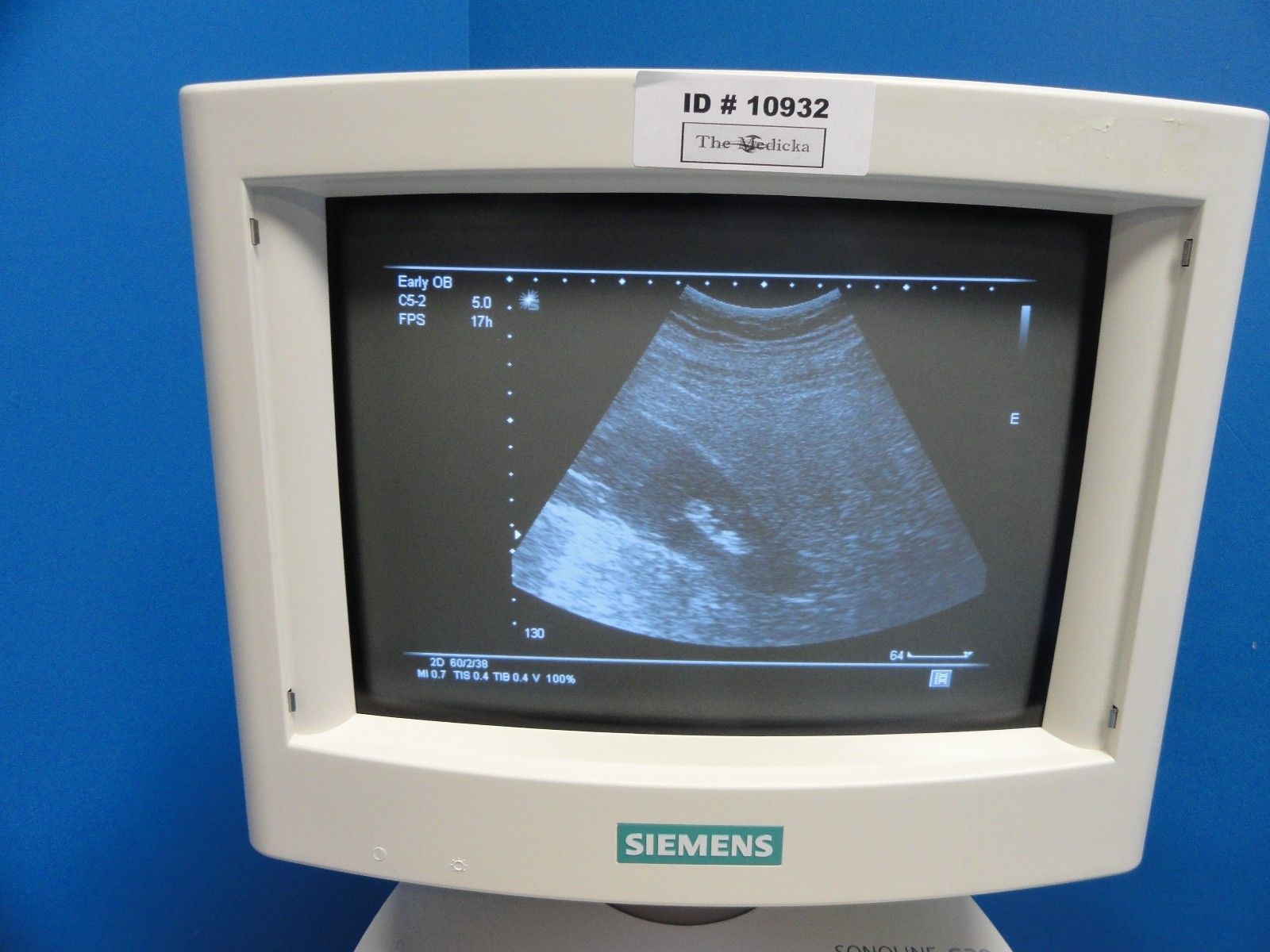 2004 Siemens C5-2 Convex Array Ultrasound Transducer for Sonoline G20 (11452) DIAGNOSTIC ULTRASOUND MACHINES FOR SALE