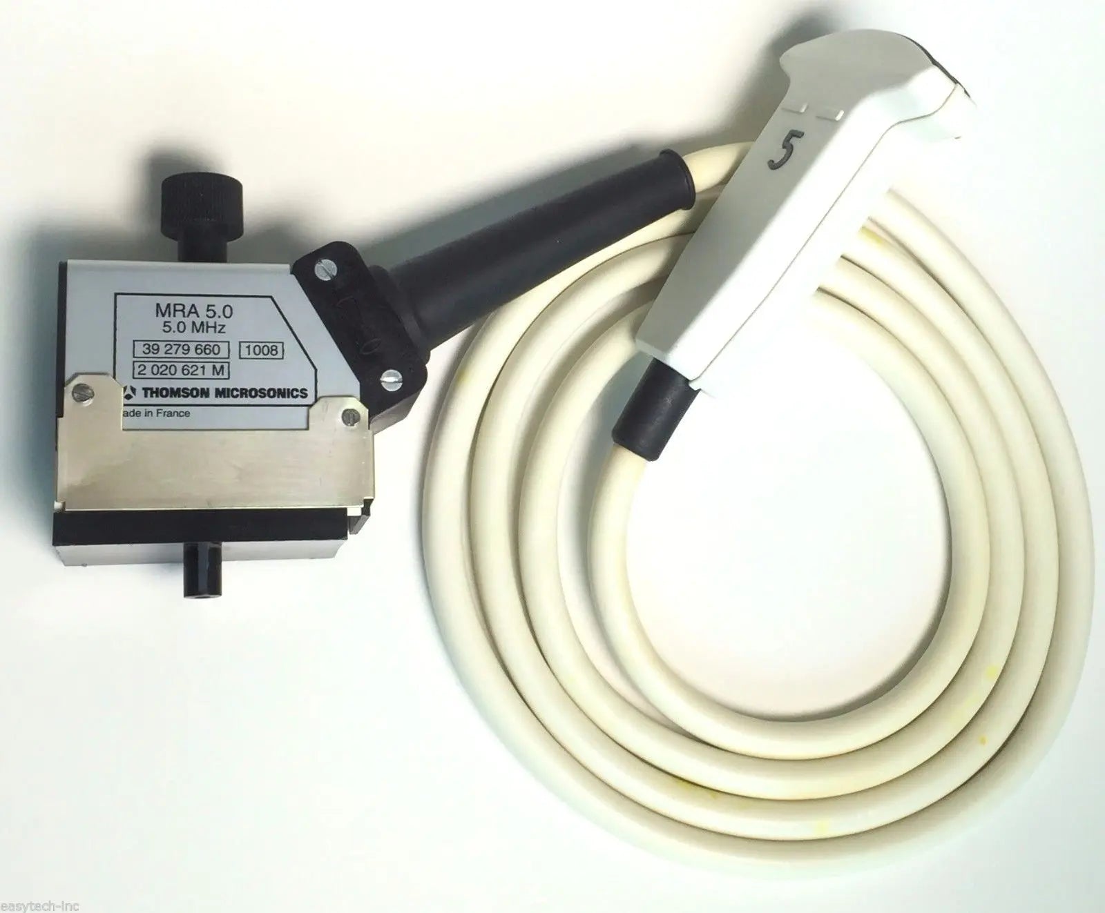 GE Thomson Sintra MRA 5.0 MHz Convex Ultrasound Transducer Probe USED DIAGNOSTIC ULTRASOUND MACHINES FOR SALE