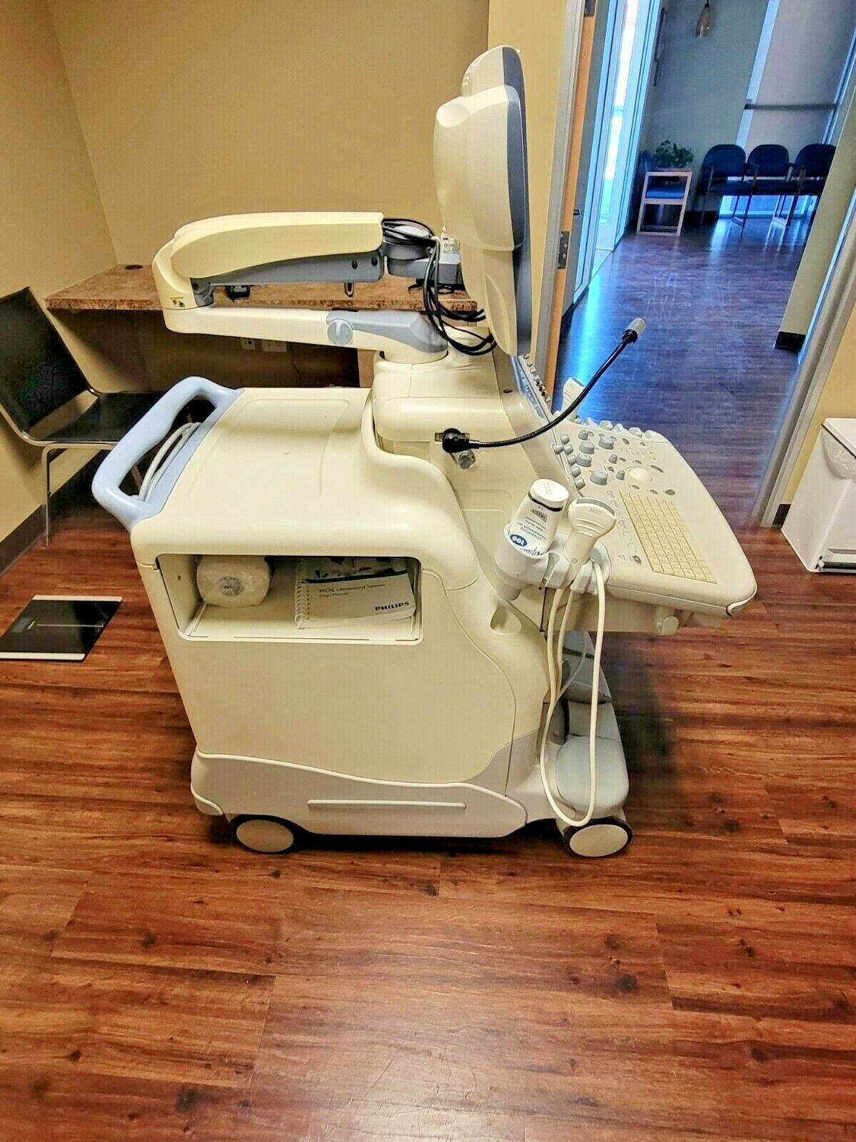 GE Logiq 7 Ultrasound with M7C and M12L Probes DIAGNOSTIC ULTRASOUND MACHINES FOR SALE