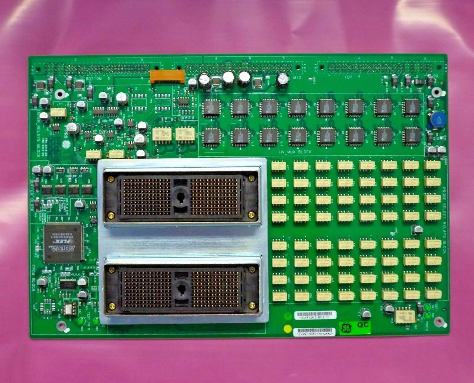 GE Logiq 3 Ultrasound Connector Board (PN: 2318128-2) DIAGNOSTIC ULTRASOUND MACHINES FOR SALE