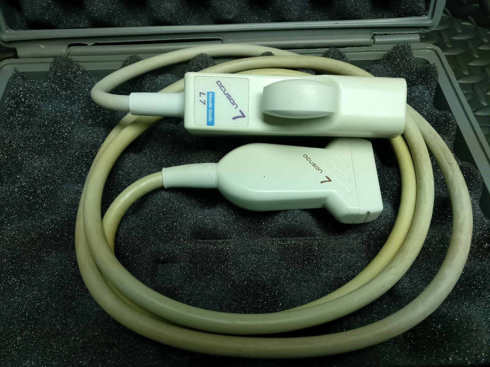 Siemens Acuson 7 Needle Guide L7 ultrasound transducer probe DIAGNOSTIC ULTRASOUND MACHINES FOR SALE