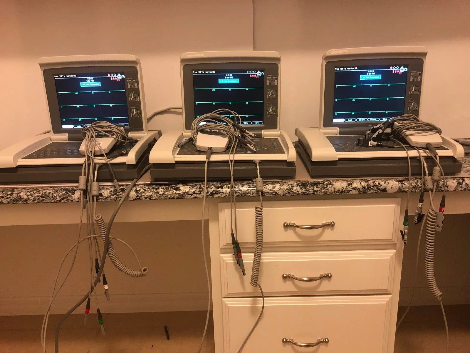 GE MAC 5500 CAM 14 EKG UNIT DIAGNOSTIC ULTRASOUND MACHINES FOR SALE