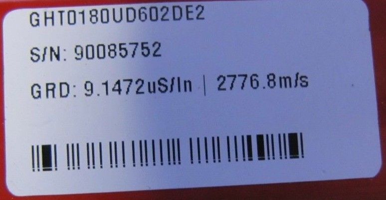 MTS TEMPOSONICS GHT0180UD602DE2 G-SERIES LINEAR POSITION SENSOR 21-1/2" PROBE DIAGNOSTIC ULTRASOUND MACHINES FOR SALE