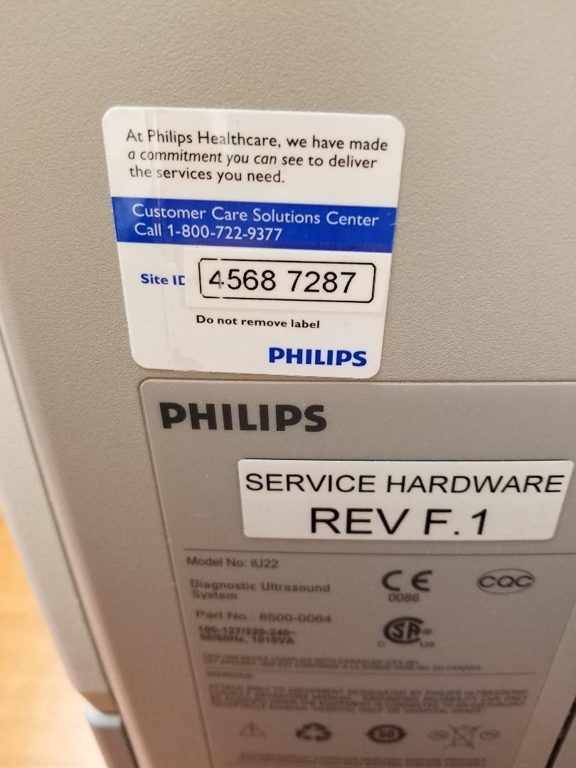 Philips iU22 F Cart Ultrasound System with 3 probe package, 3D/4D capability , DIAGNOSTIC ULTRASOUND MACHINES FOR SALE