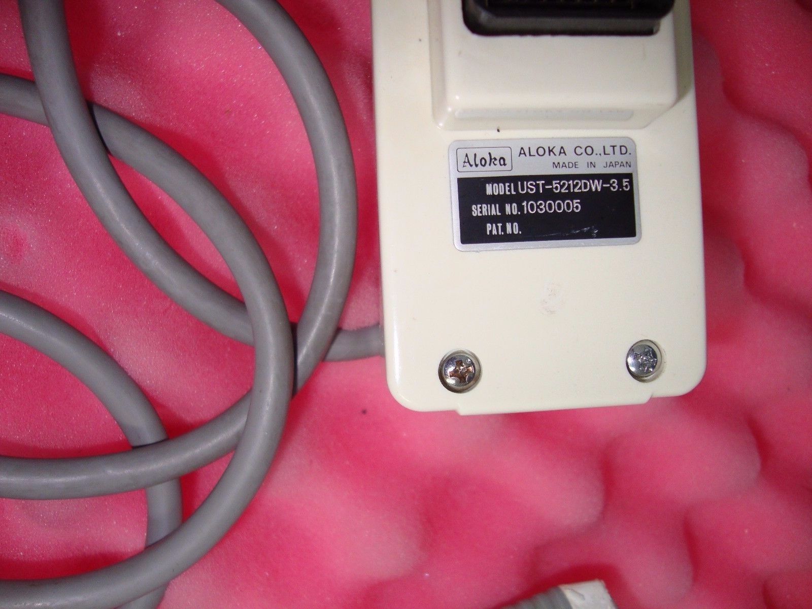 ALOKA UST-5212DW-3.5 Ultrasound Probe DIAGNOSTIC ULTRASOUND MACHINES FOR SALE