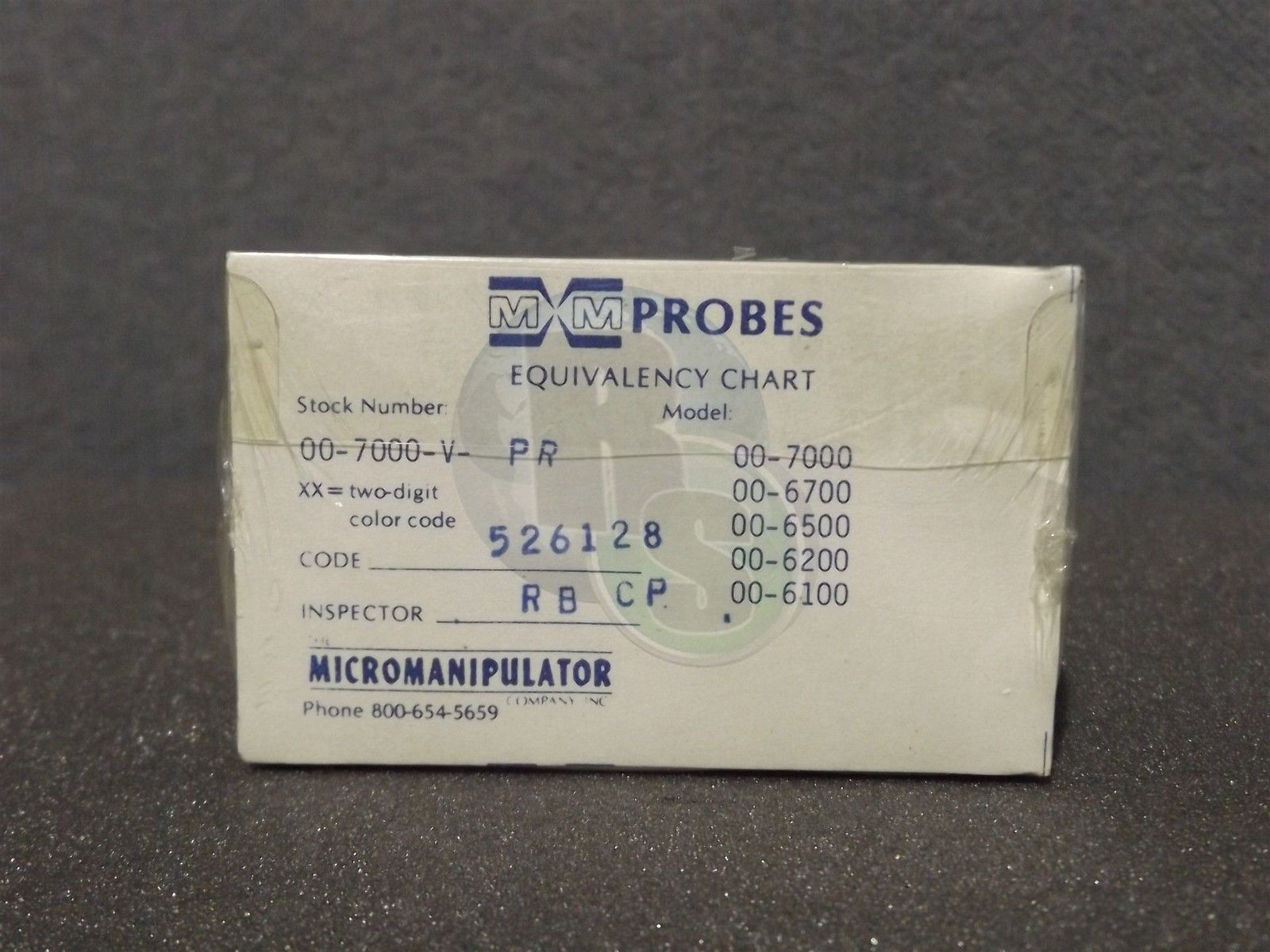 MM MicroManipulator Model 00-7000-V-PR Purple Convex Probe Tip .6 Microns DIAGNOSTIC ULTRASOUND MACHINES FOR SALE