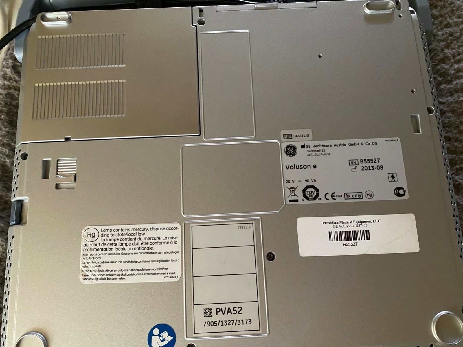 GE Voluson E Portable Ultrasound Machine with 3D4D Probe DIAGNOSTIC ULTRASOUND MACHINES FOR SALE