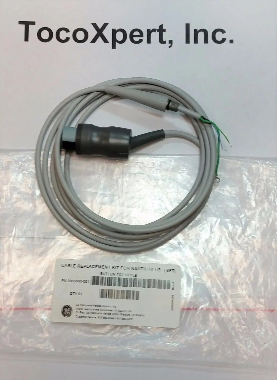 Corometrics Nautilus Ultrasound 5700LAX/HAX Transducer Cable Assy -YR Warranty DIAGNOSTIC ULTRASOUND MACHINES FOR SALE
