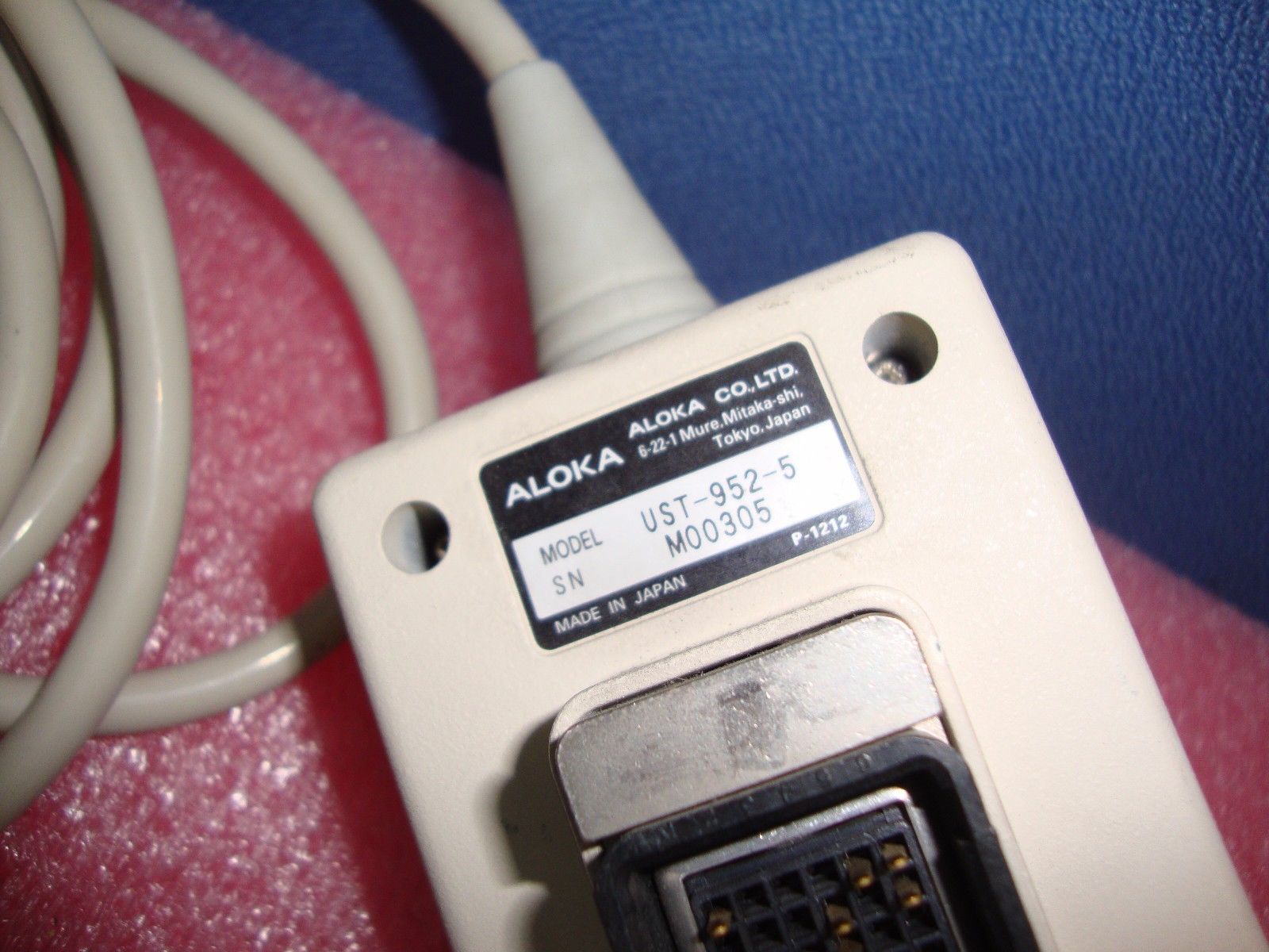 ALOKA UST-952-5 Ultrasound Probe 5 MHz DIAGNOSTIC ULTRASOUND MACHINES FOR SALE