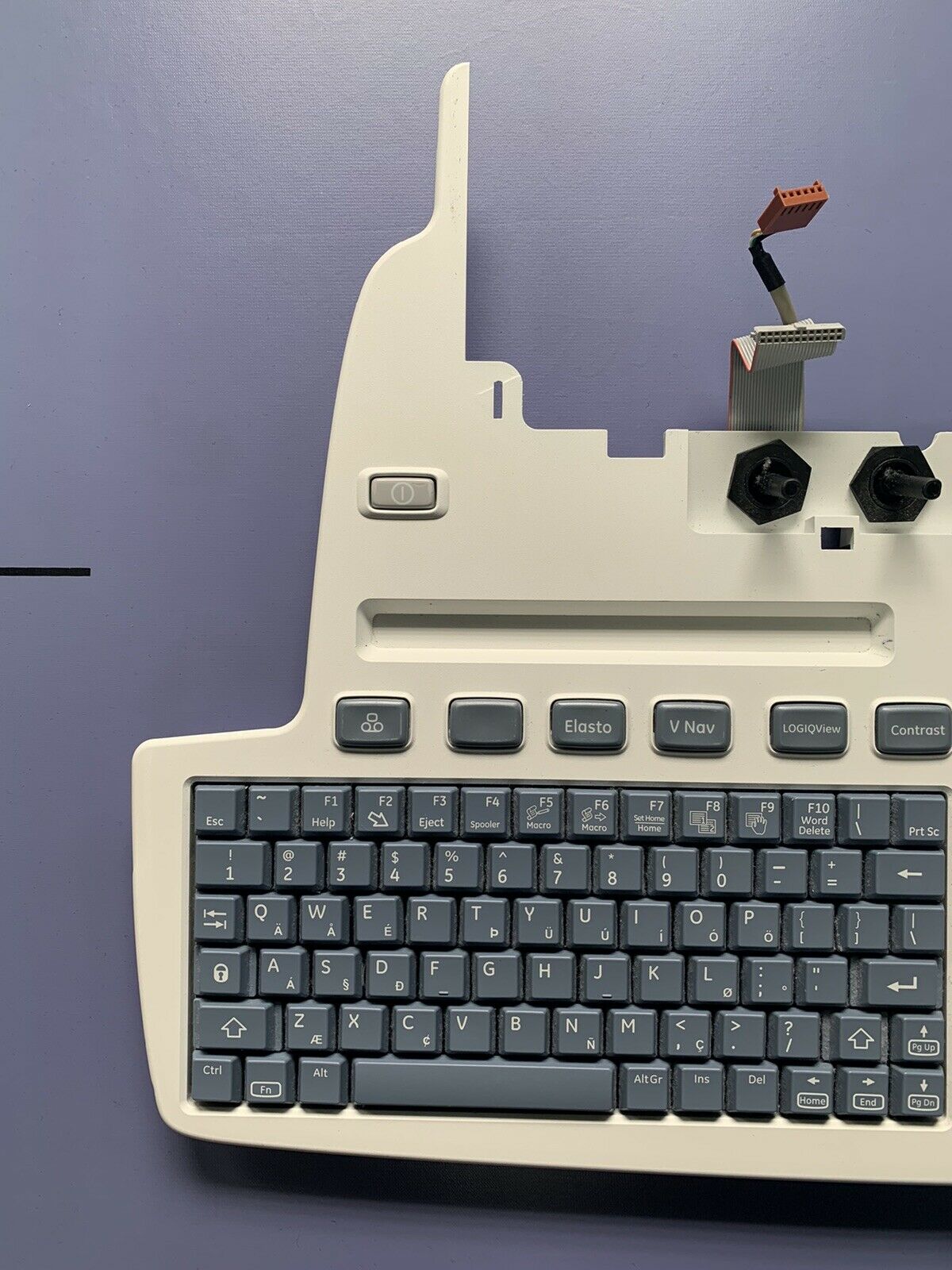 GE LOGIQ E9 ULTRASOUND LOWER OPERATOR USER INTERFACE PANEL P/N: 5207000-72 DIAGNOSTIC ULTRASOUND MACHINES FOR SALE