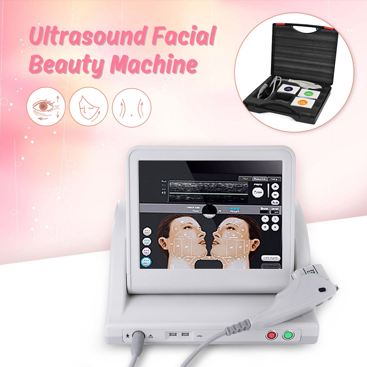High Intensity Focused Ultrasound HIFU Care Facial Skin Spa Anti Aging Machine 6930402318325 DIAGNOSTIC ULTRASOUND MACHINES FOR SALE
